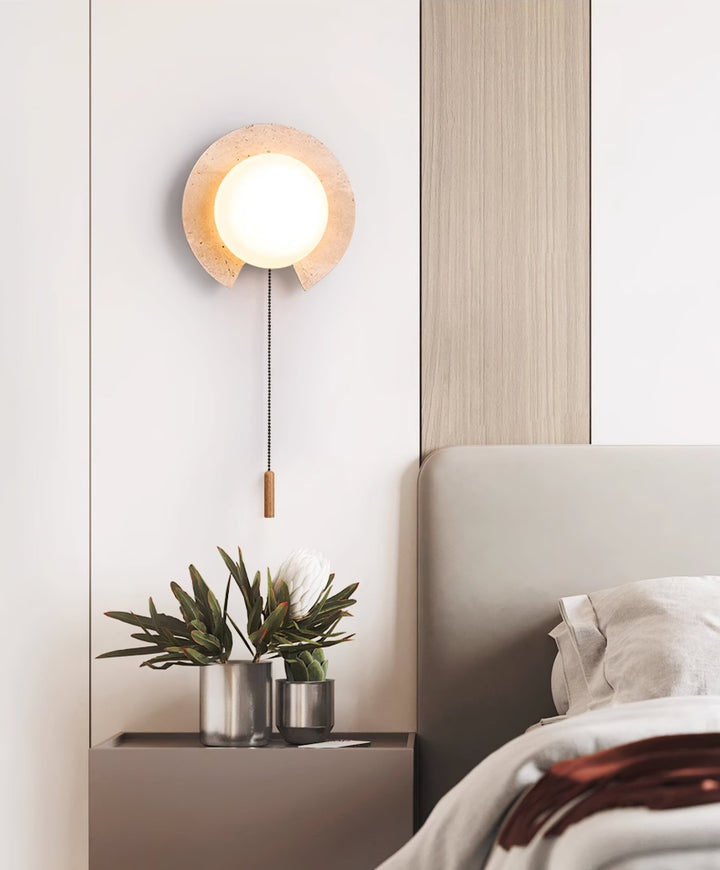 Solclip Travertine Wall Light - Vakkerlight