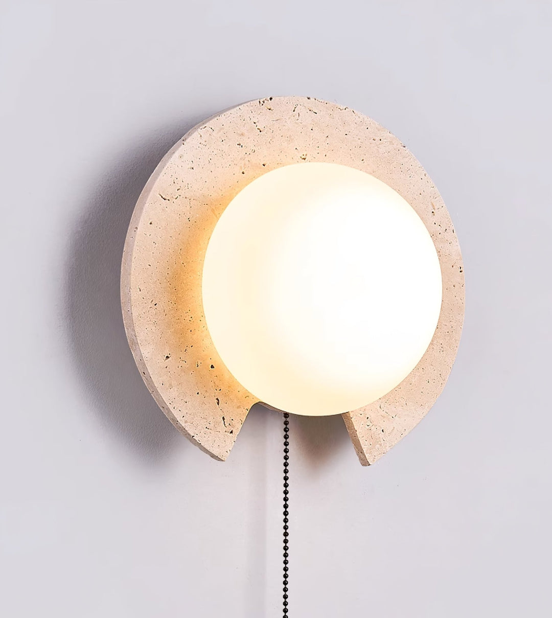 Solclip Travertine Wall Light - Vakkerlight