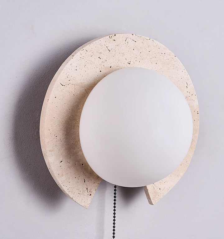 Solclip Travertine Wall Light - Vakkerlight