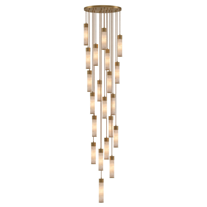 Alabaster Tala Brass Pendant Lamp - Vakkerlight