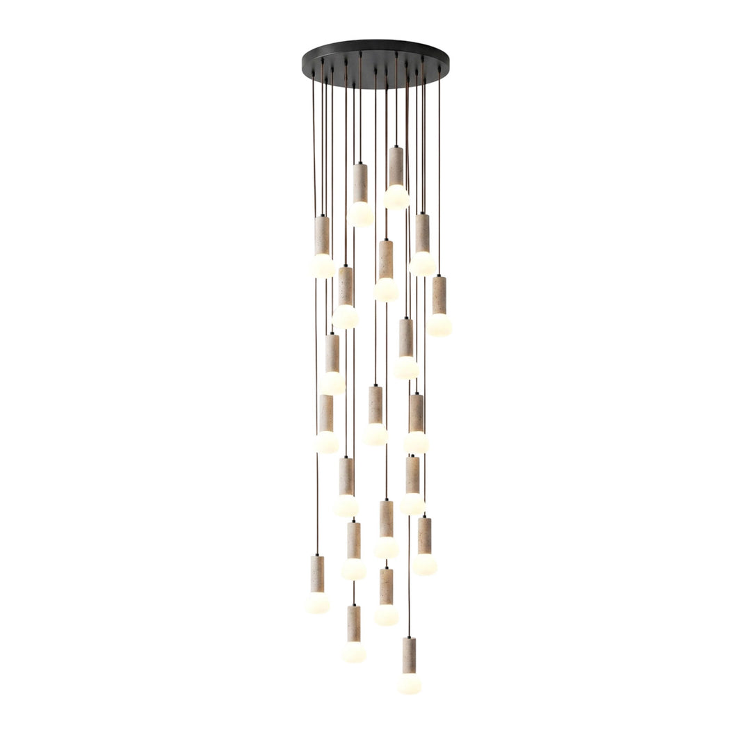 Matchstick Travertine Pendant Lamp - Vakkerlight