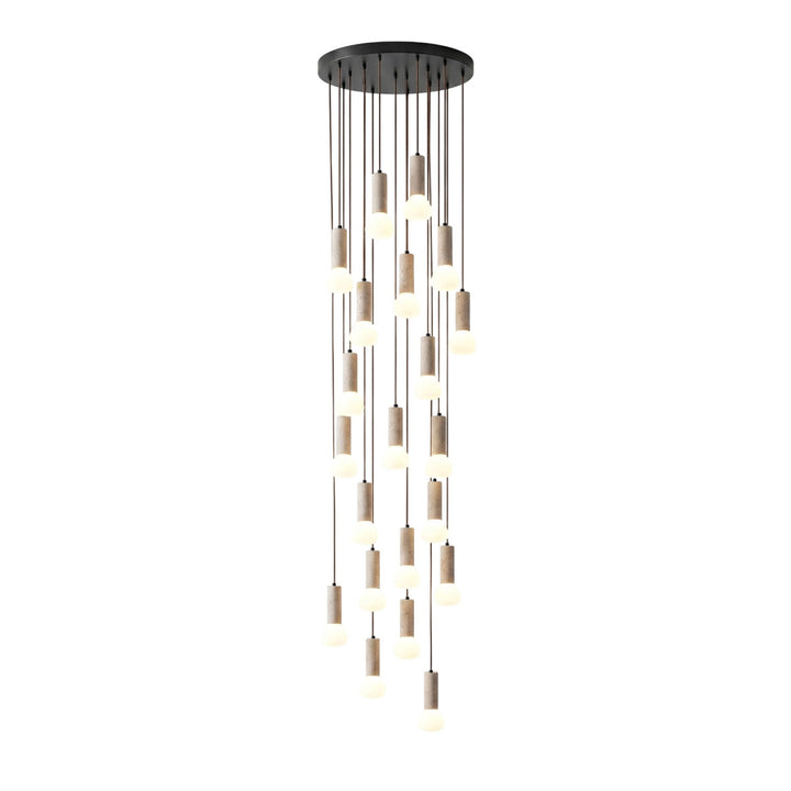 Matchstick Travertine Pendant Lamp - Vakkerlight
