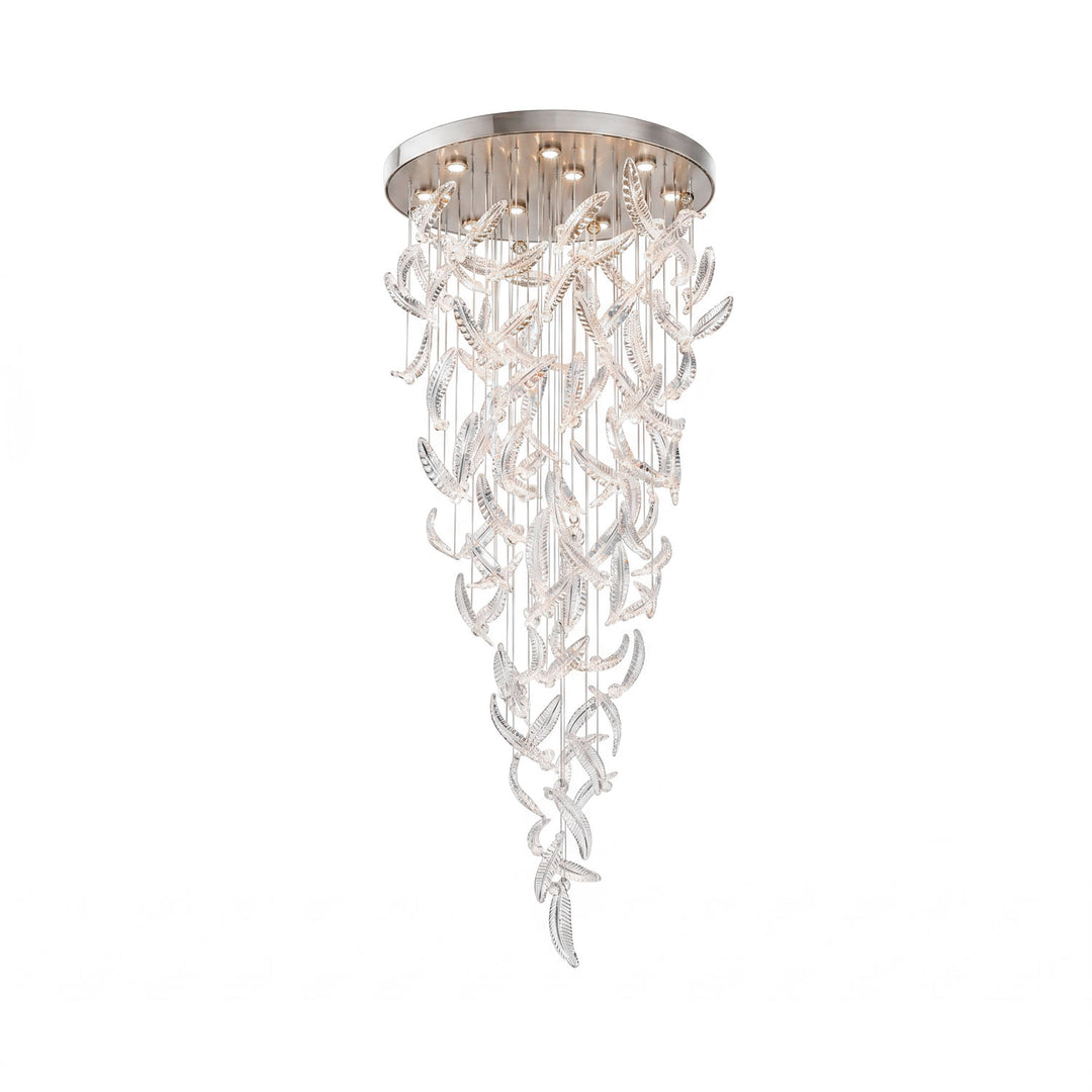 Glass Feathers Flying Chandelier - Vakkerlight