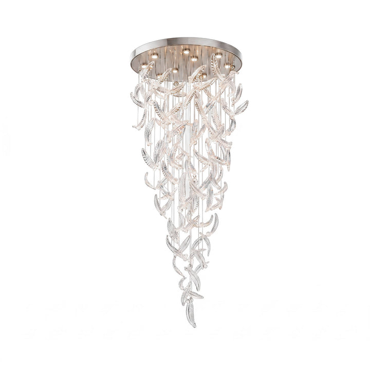 Glass Feathers Flying Chandelier - Vakkerlight