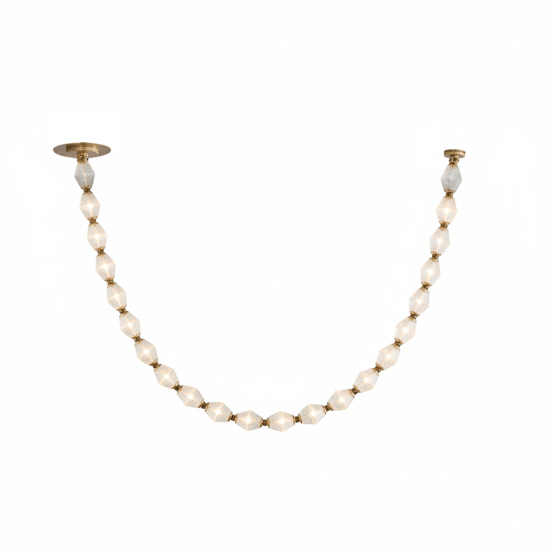 Glass Chain Chandelier - Vakkerlight