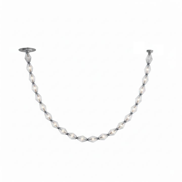 Glass Chain Chandelier - Vakkerlight