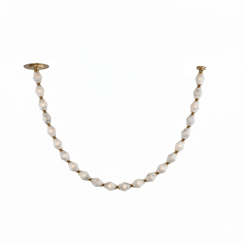 Glass Chain Chandelier - Vakkerlight