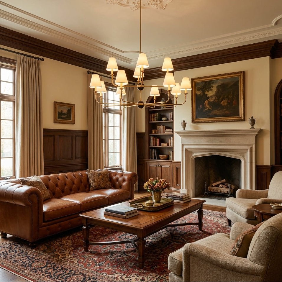 Astris Brass Chandelier - Vakkerlight