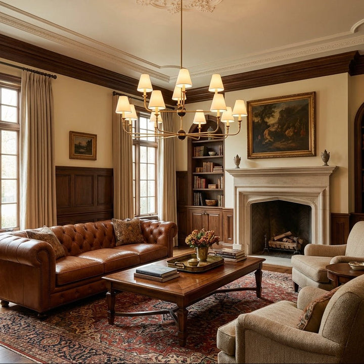 Astris Brass Chandelier - Vakkerlight