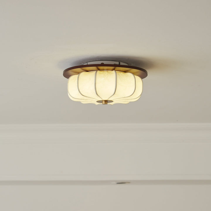 Elowen Fabric Ceiling Light - Vakkerlight