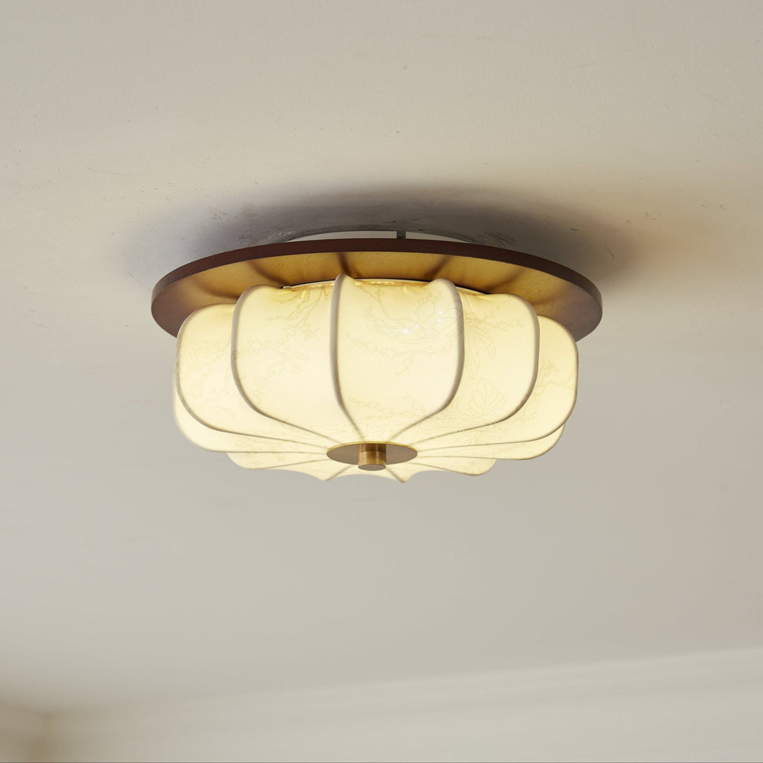 Elowen Fabric Ceiling Light - Vakkerlight