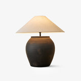 Lampada da tavolo Noira in terracotta