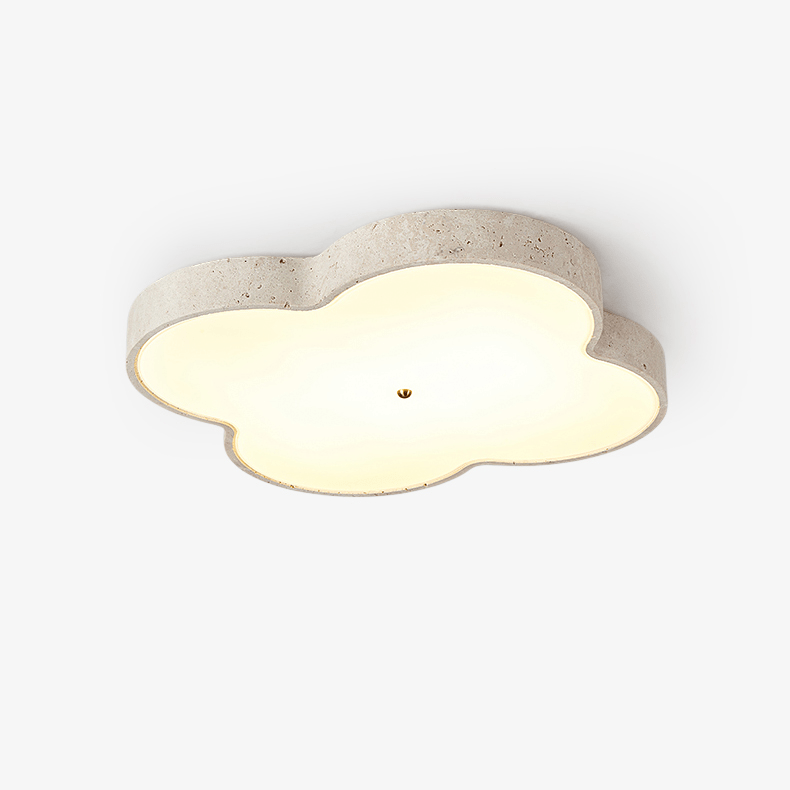 Aethel Cloud Travertine Ceiling Lamp - Vakkerlight