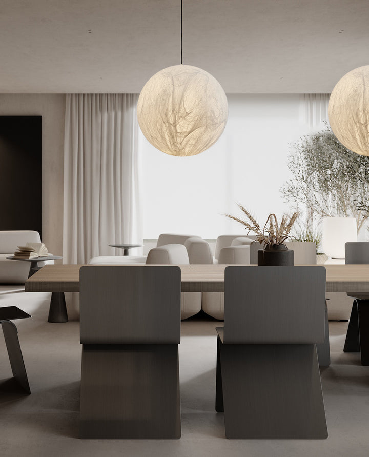 Moon Silk Pendant Lamp - Vakkerlight