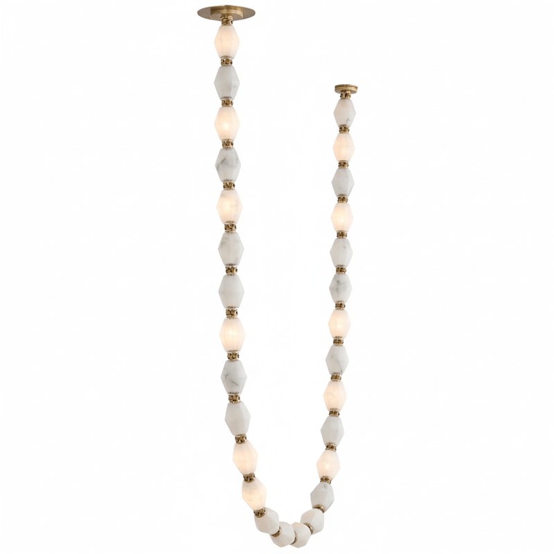 Glass Chain Chandelier - Vakkerlight