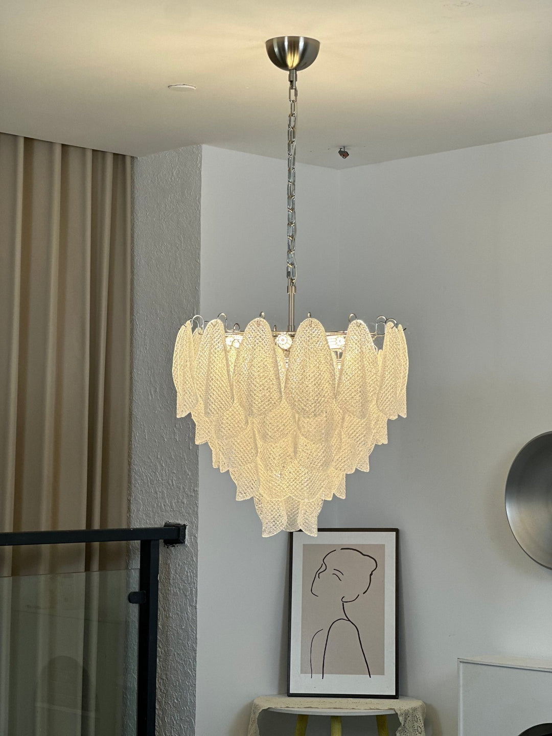 Murano Glass Teardrop Chandelier - Vakkerlight