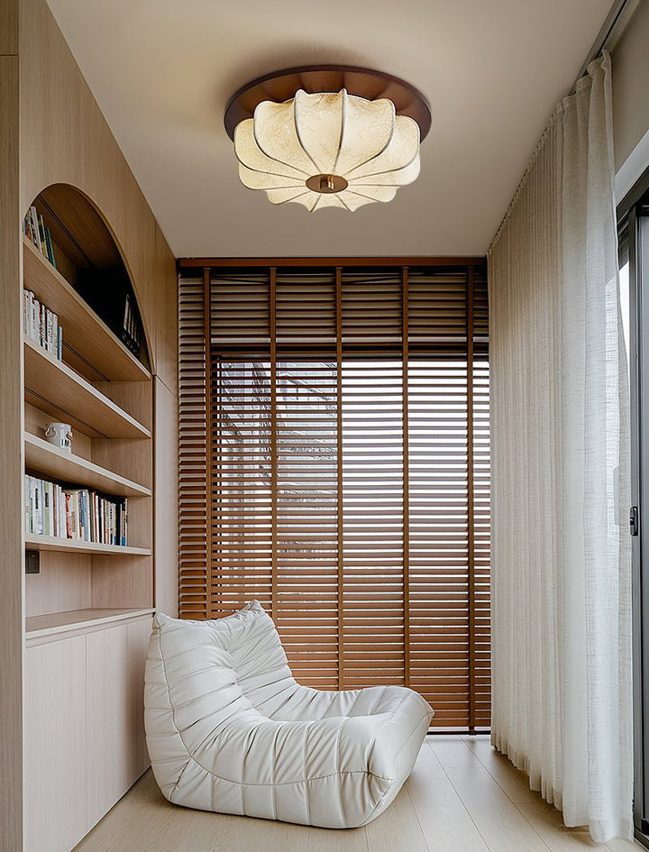 Elowen Fabric Ceiling Light - Vakkerlight