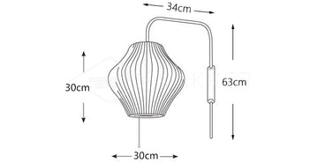 Applique murale Bubble Ball — Dimension drawings 2