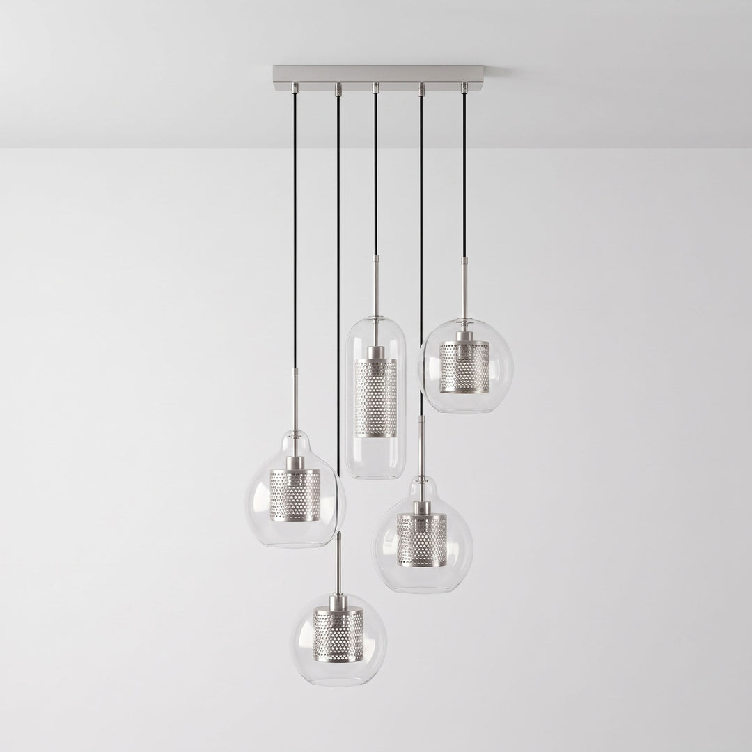 Gecombineerde Chiswick glazen hanglamp 