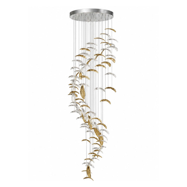 Glass Feathers Flying Chandelier - Vakkerlight