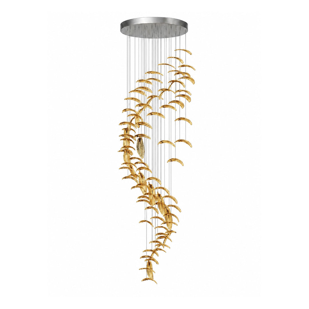 Glass Feathers Flying Chandelier - Vakkerlight