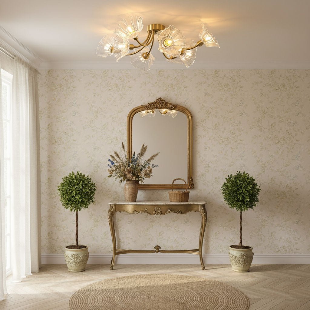 Kalin Flower Glass Ceiling Lamp - Vakkerlight