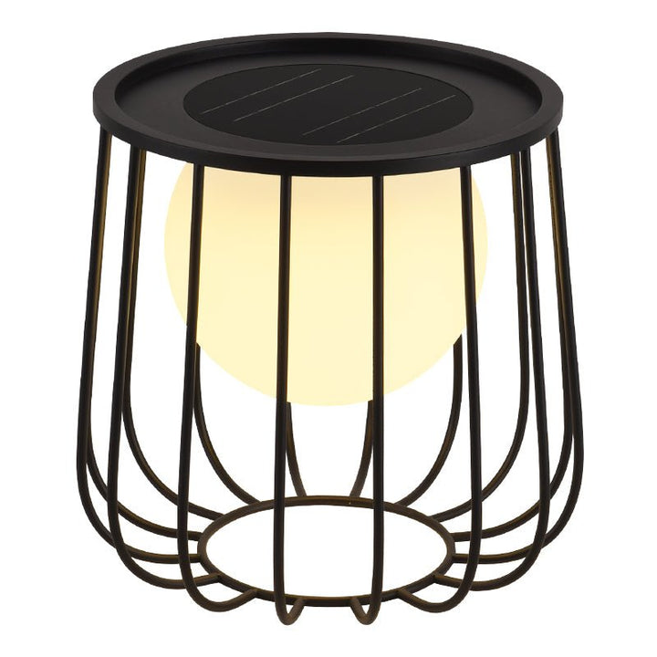 Rowan Cage Solar Lantern Outdoor Lamp - Vakkerlight