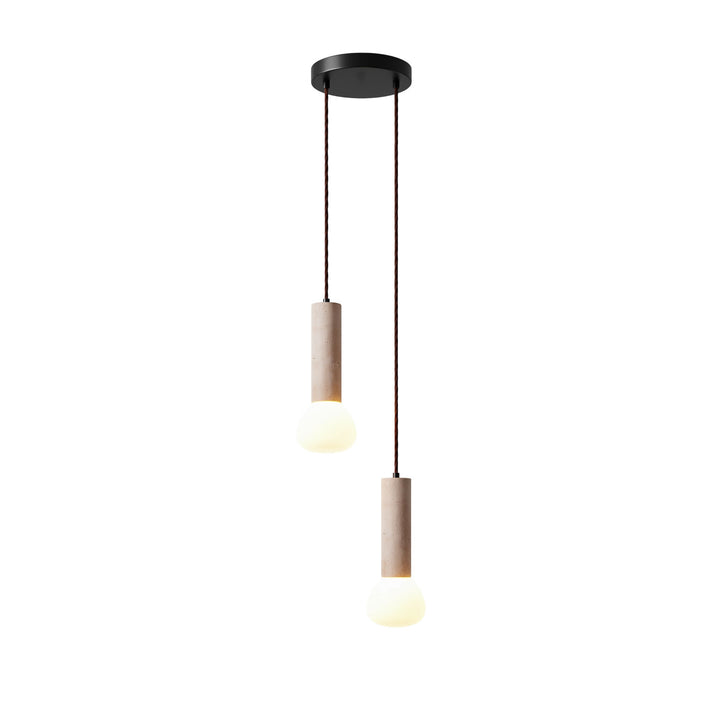 Matchstick Travertine Pendant Lamp - Vakkerlight