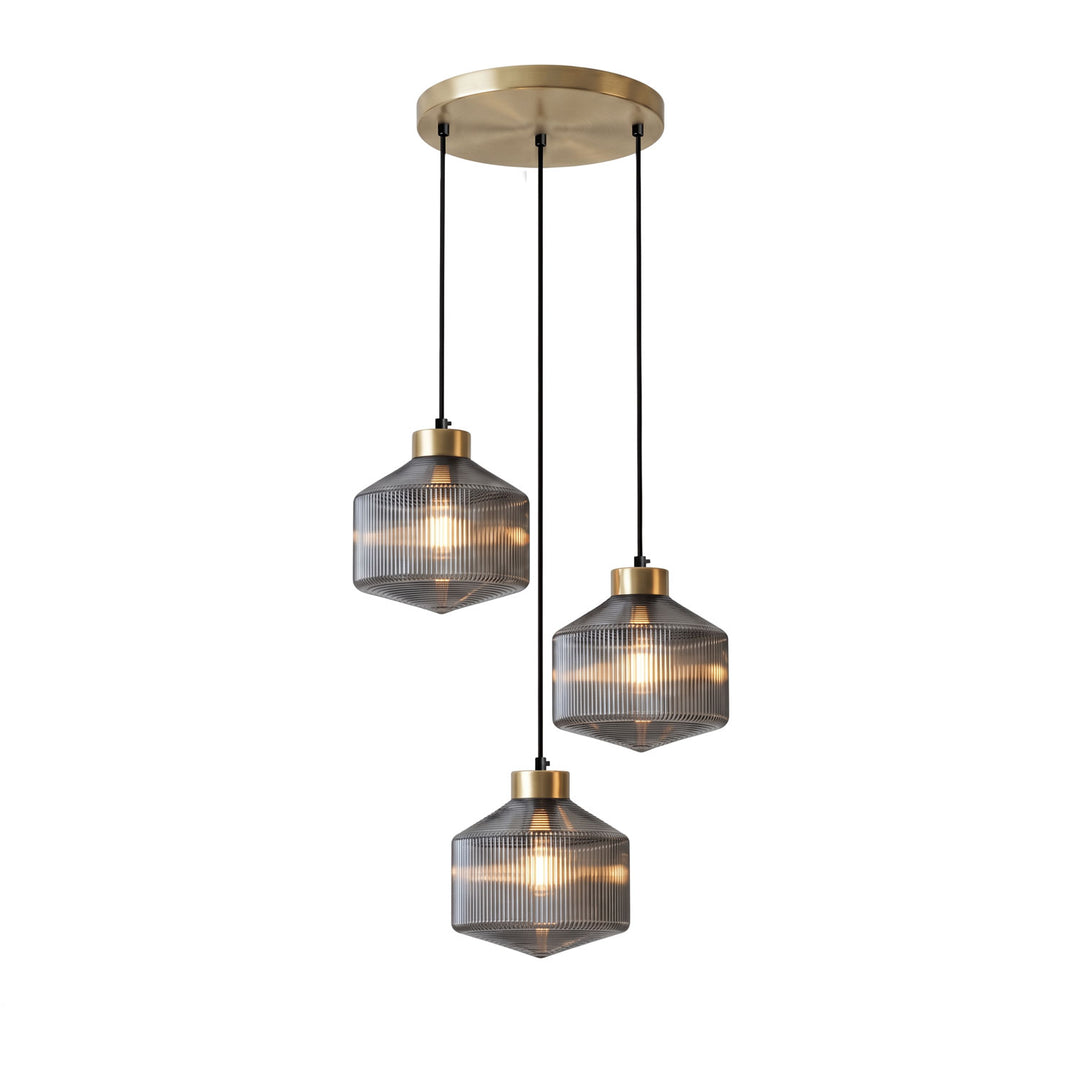Striped Spinning Top Pendant Light - Vakkerlight