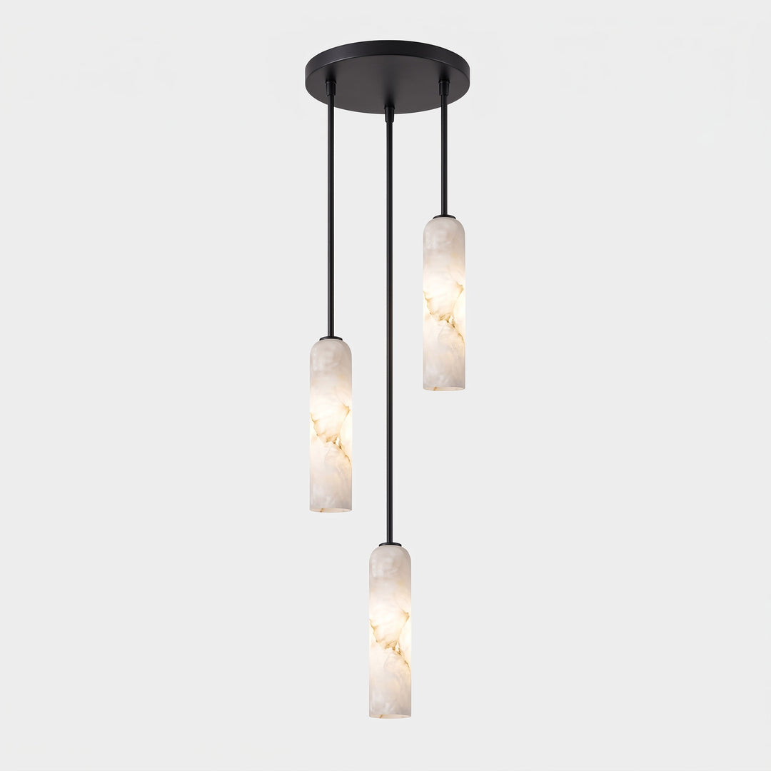 Alabaster Cylinder Pendant Light - Vakkerlight