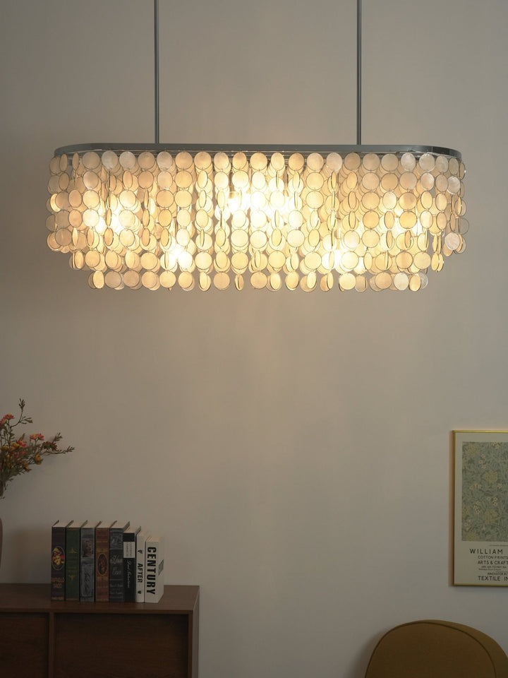 Liora Shell Linear Chandelier - Vakkerlight