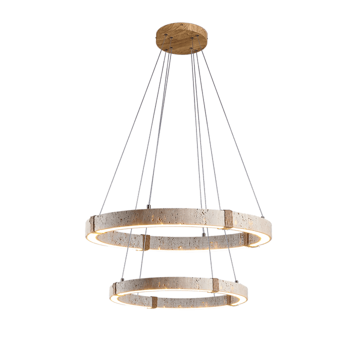 Circle Travertine Pendant Lamp - Vakkerlight