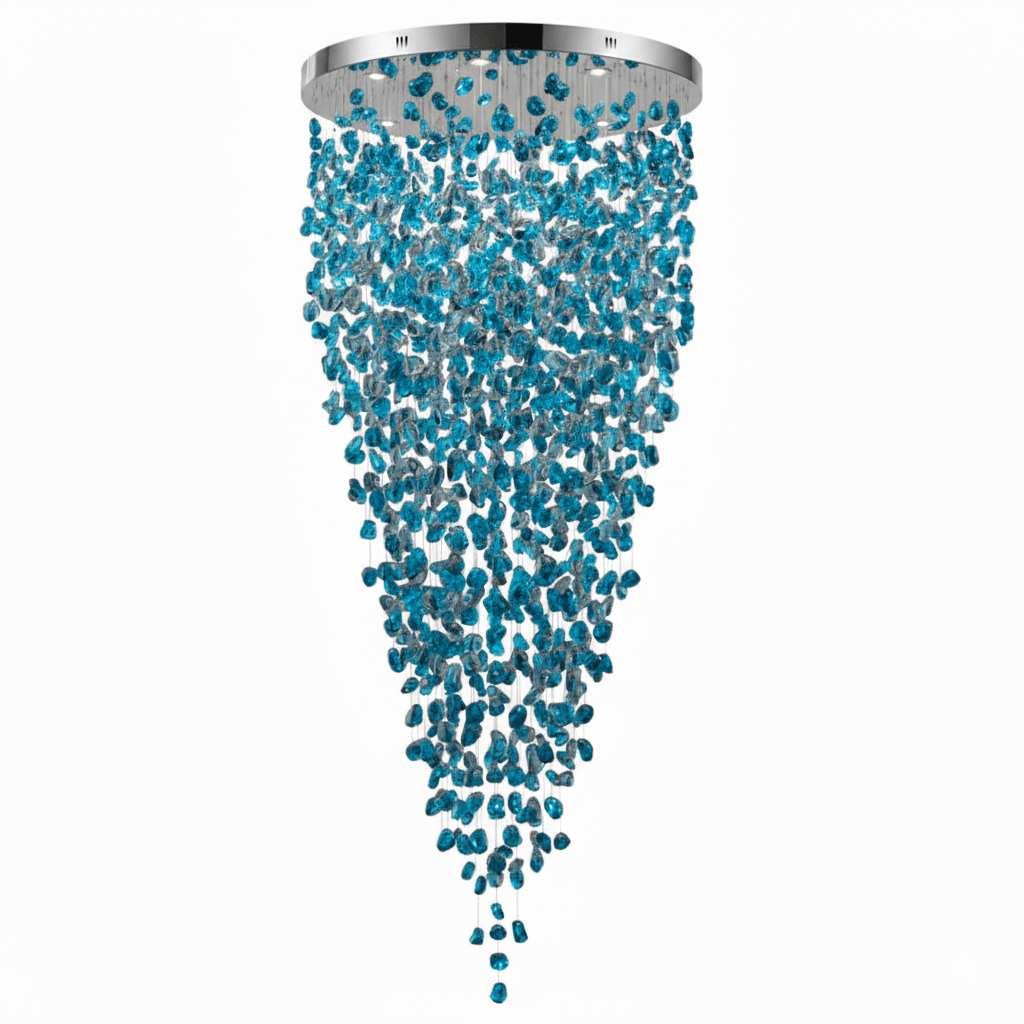 Crystal Stone Chandelier - Vakkerlight