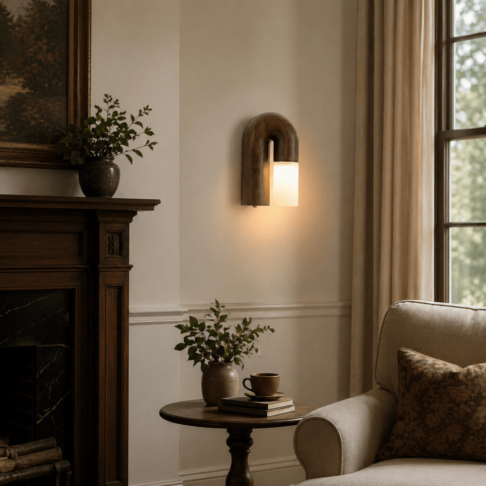 Arcus Wood Wall Lamp - Vakkerlight