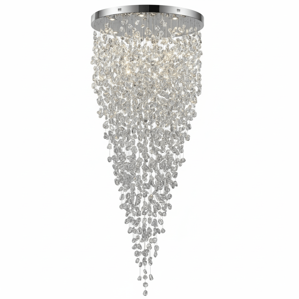 Crystal Stone Chandelier - Vakkerlight