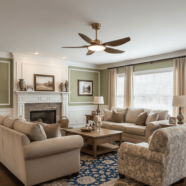 Sirocco Breeze Ceiling Fan Light - Vakkerlight