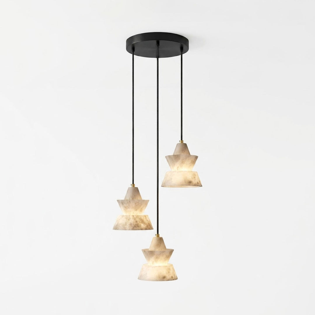 Trivola Alabaster Pendant Light - Vakkerlight