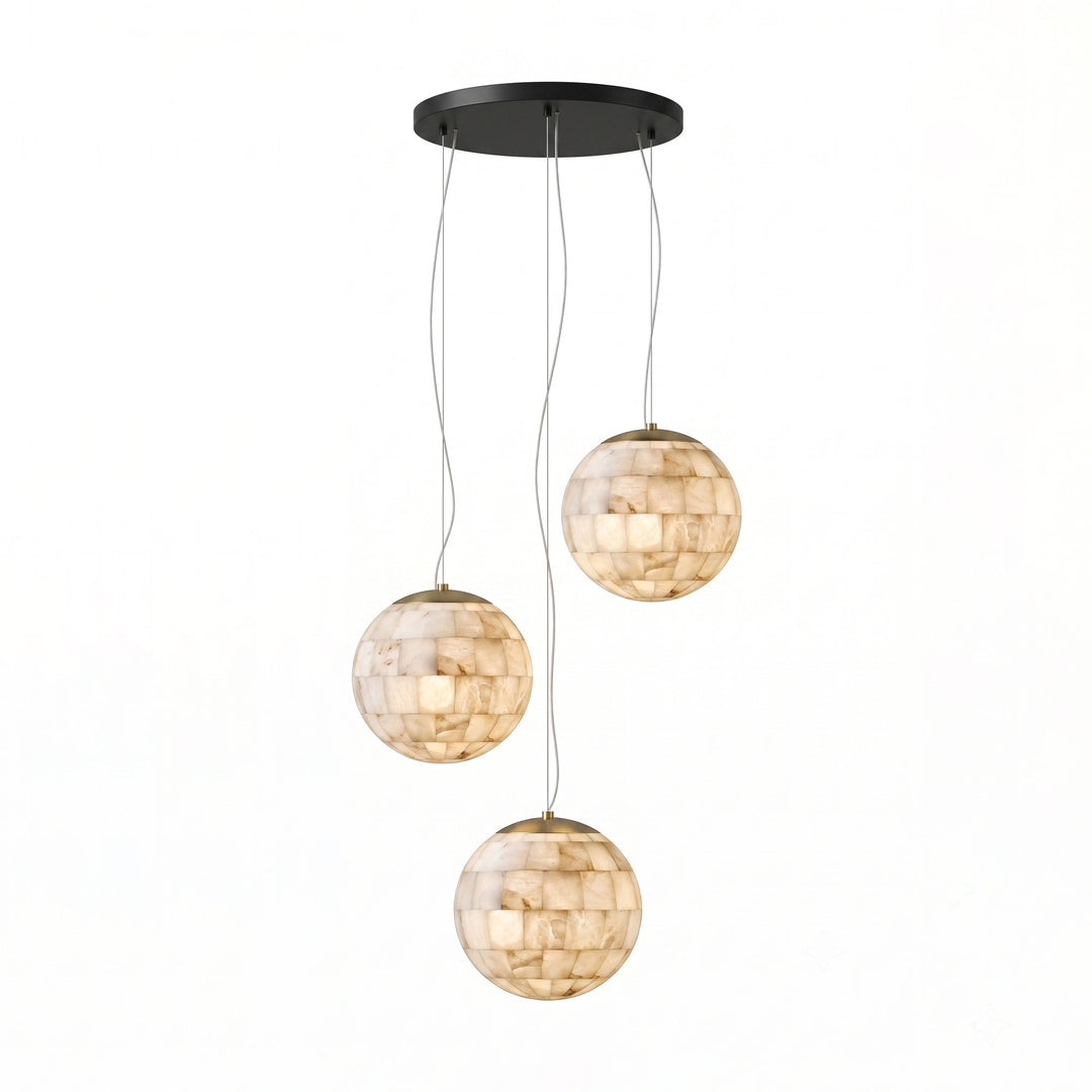 Alabaster Ball Pendant Light - Vakkerlight