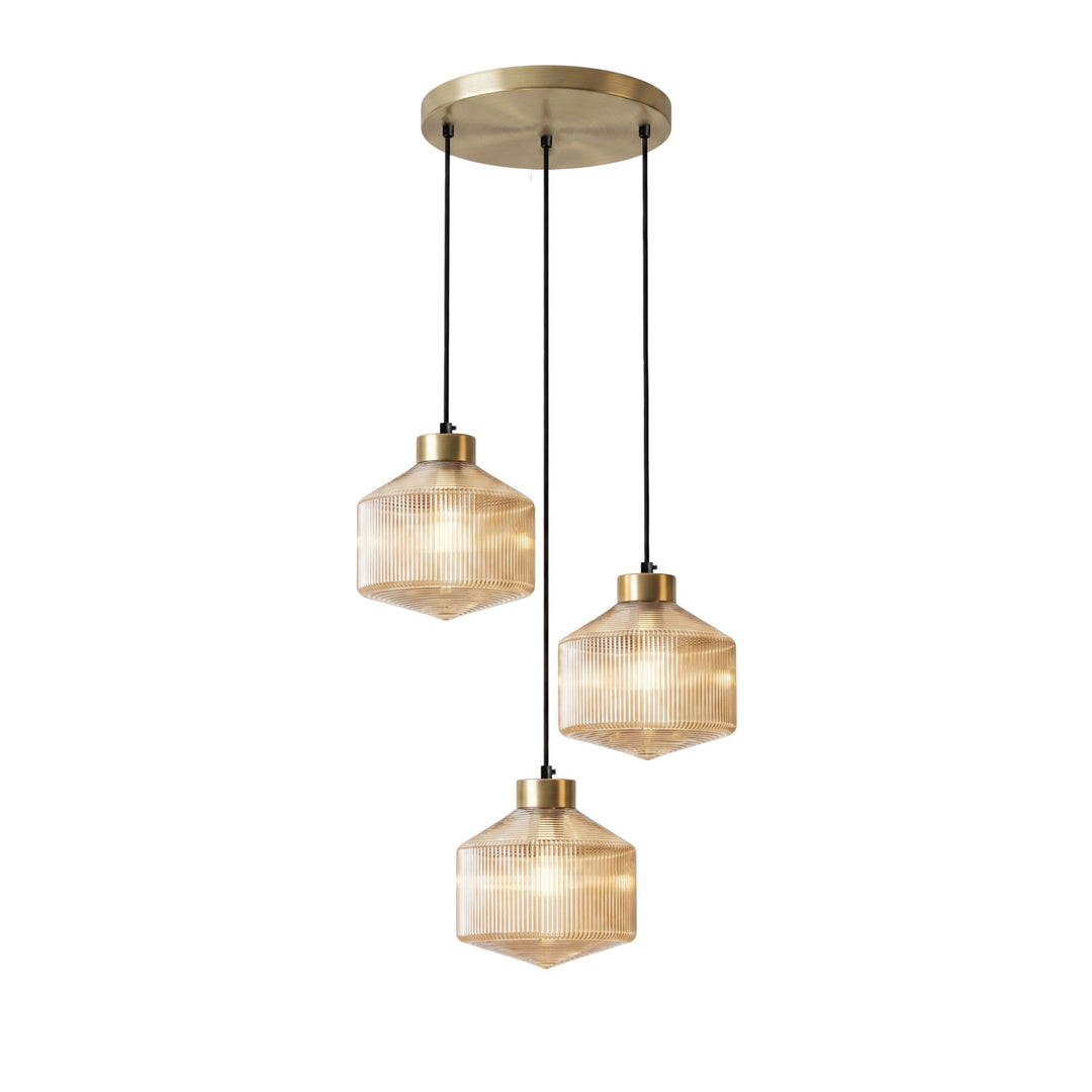 Striped Spinning Top Pendant Light - Vakkerlight