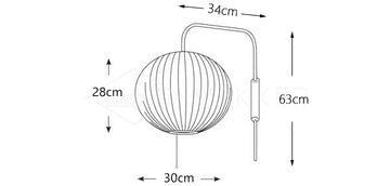 Applique murale Bubble Ball — Dimension drawings 3