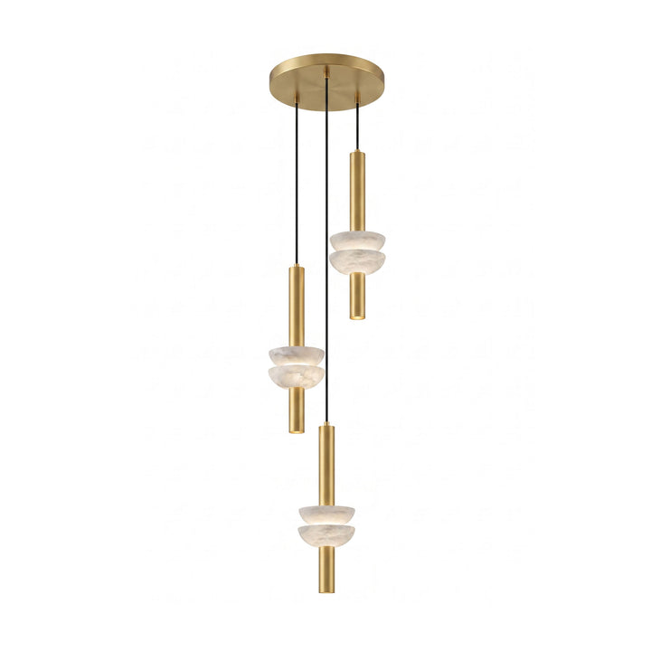 Alabaster Column Pendant Lamp - Vakkerlight