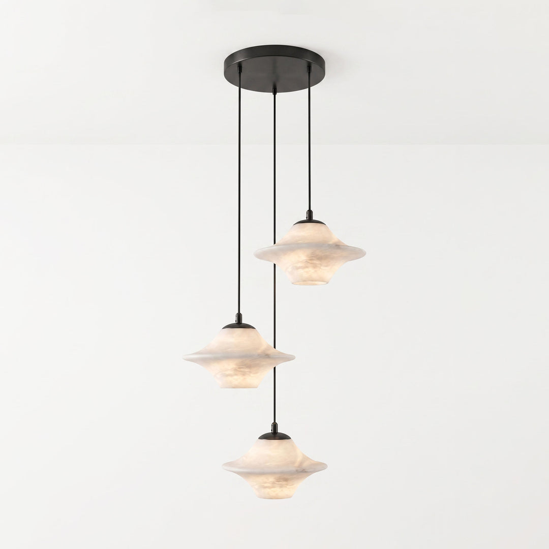Saucer Alabaster Pendant Light - Vakkerlight