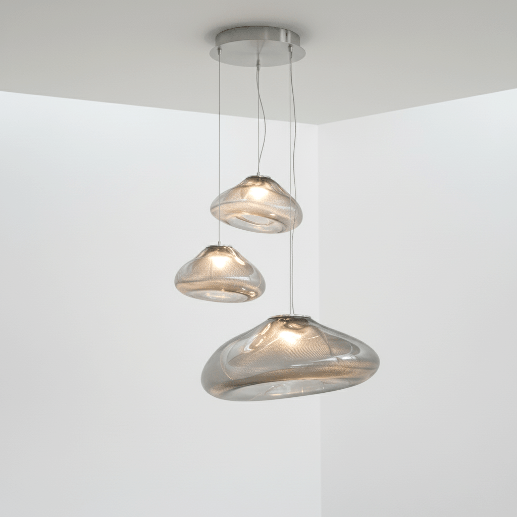Blown Glass Mesh Pendant Light - Vakkerlight