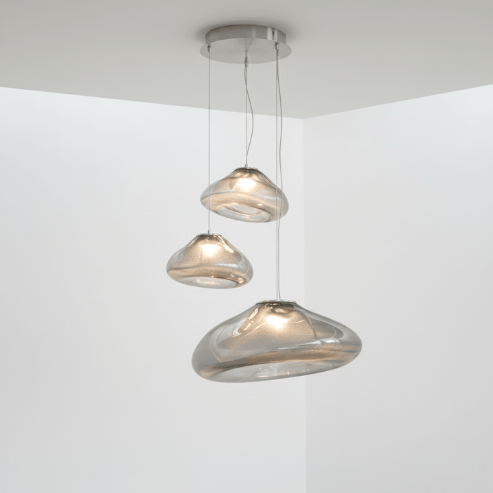 Blown Glass Mesh Pendant Light - Vakkerlight