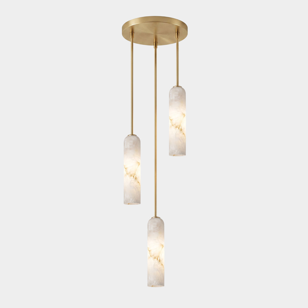 Alabaster Cylinder Pendant Light - Vakkerlight