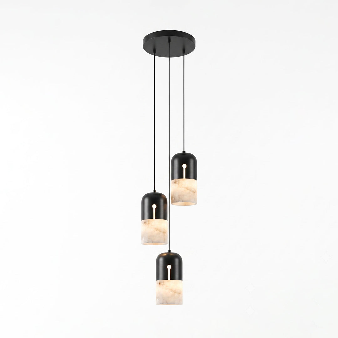 Duotone Capsule Alabaster Pendant Lamp - Vakkerlight