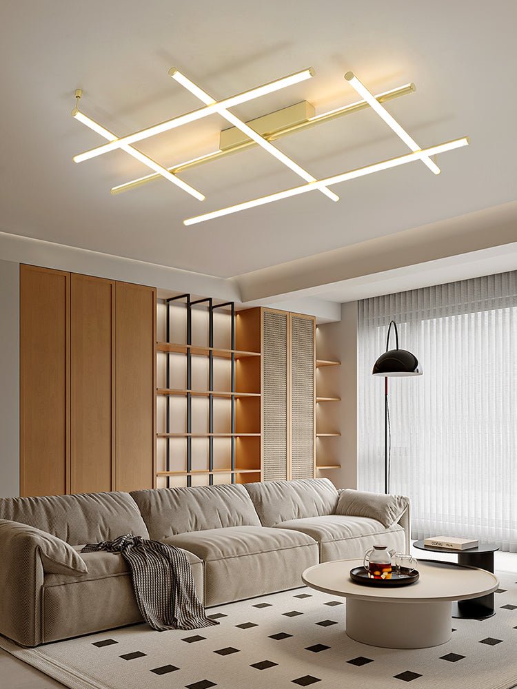 Geometric Linear Ceiling Lamp - Vakkerlight