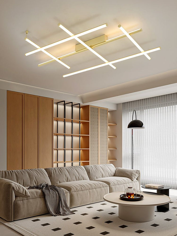 Geometric Linear Ceiling Lamp - Vakkerlight