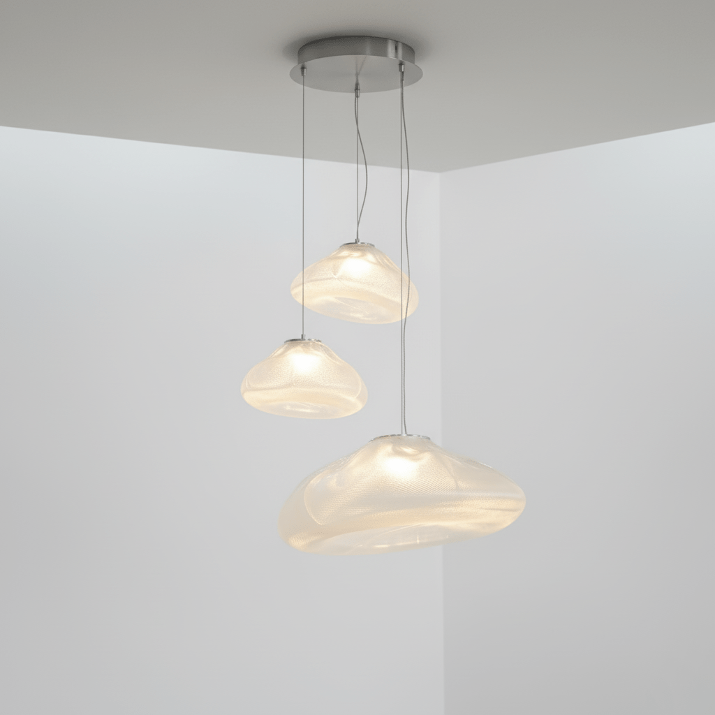 Blown Glass Mesh Pendant Light - Vakkerlight