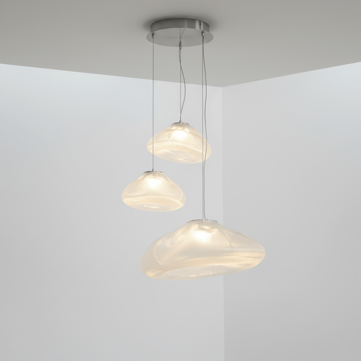 Blown Glass Mesh Pendant Light - Vakkerlight